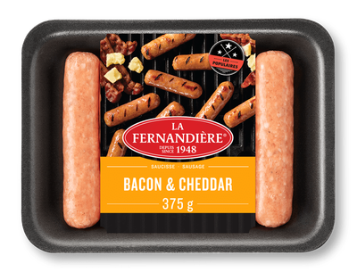LA FERNANDIERE SAUCISSE BACON CHEDDAR 375GR