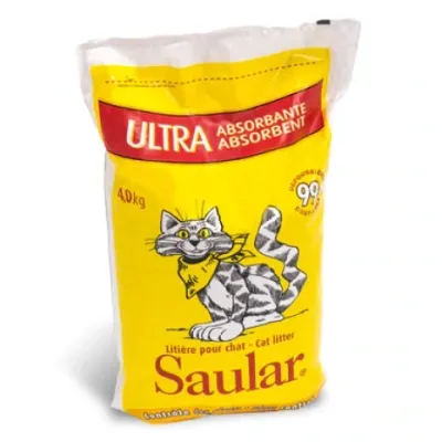 SAULAR LITIERE CHAT SAC 4 KG
