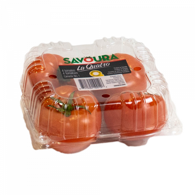 TOMATE ROUGE CELLO LOCAL QUEBEC PAQUET DE 4 UN