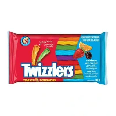 TWIZZLERS REGLISSE  ARC-EN-CIEL 350 GR