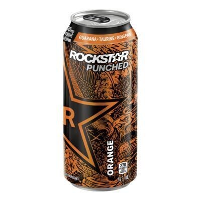 ROCKSTAR Boisson énergisante à saveur d'orange 473 ML