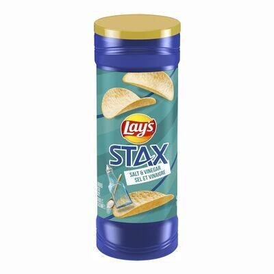 LAY'S Croquilles au sel et vinaigre, Stax 155 g