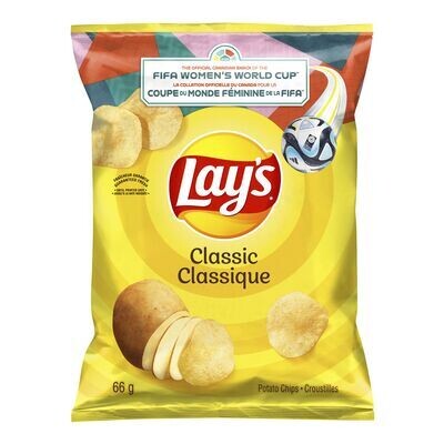 LAY'S Croustilles saveur classique 66 g