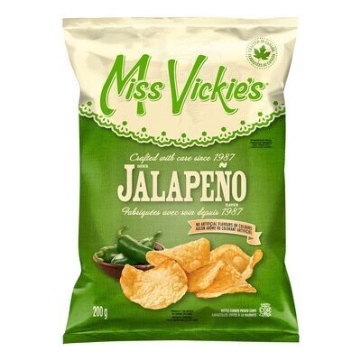 MISS VICKIE'S Croustilles cuites à la marmite à saveur de jalapeño 200 g