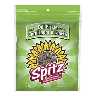 SPITZ Graines de tournesol à saveur de cornichons à l'aneth 210 g