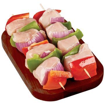 BROCHETTE DE POULET AVEC LEGUMES 1 BROCHETTE ENV 250GR 26,43 $ /kg11,99 $ /lb