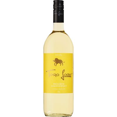 TORO LOCO VIN BLANC MACABEO CHARDONNAY ESPAGNE 1 L
