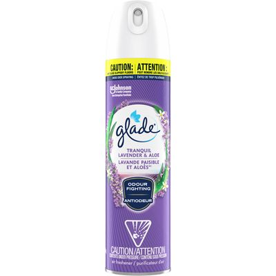 GLADE PURIFICATEUR D'AIR LAVANDE ALOES AEROSOL 235G