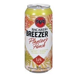 BACARDI BREEZER EAU PETILLANTE ALCOOLISEE PLANTER'S PUNCH 473 ML