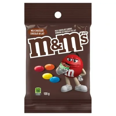 M&amp;M'S CHOCOLAT LAIT SAC 100 GR