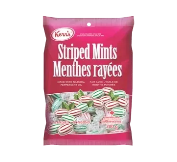 KERR'S MENTHE RAYE BLANCHE ROUGE ET VERT 200 GR