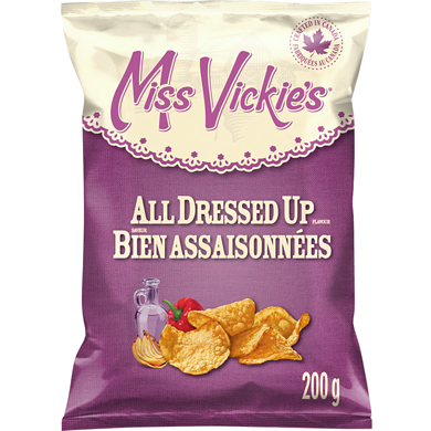 MISS VICKIE'S Croustilles cuites à la marmite BIEN ASSAISONNEES 200 g