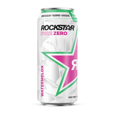 Rockstar boisson energisante Pure Zero can melon d'eau 473ml