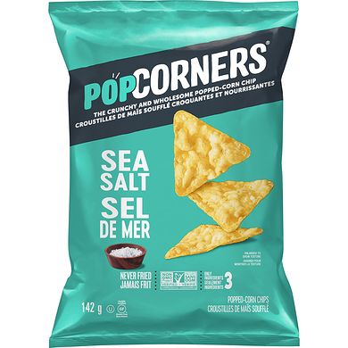 POPCORNERS STYLE MAIS À LA MARMITE SOUFFLÉ SEL DE MER 142GR
