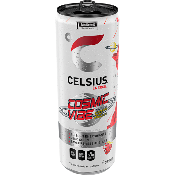 CELSIUS BOISSON ÉNERGISANTE CANETTE COSMIC VIBE 355ML
