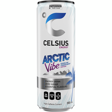 CELSIUS BOISSON ÉNERGISANTE CANETTE ARCTIC VIBE 355ML