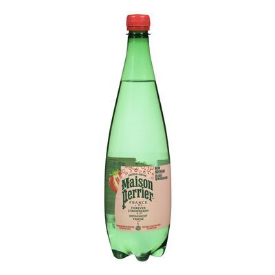 PERRIER EAU DE SOURCE GAZEIFIÉE SAVEUR DE FRAISE 1 L