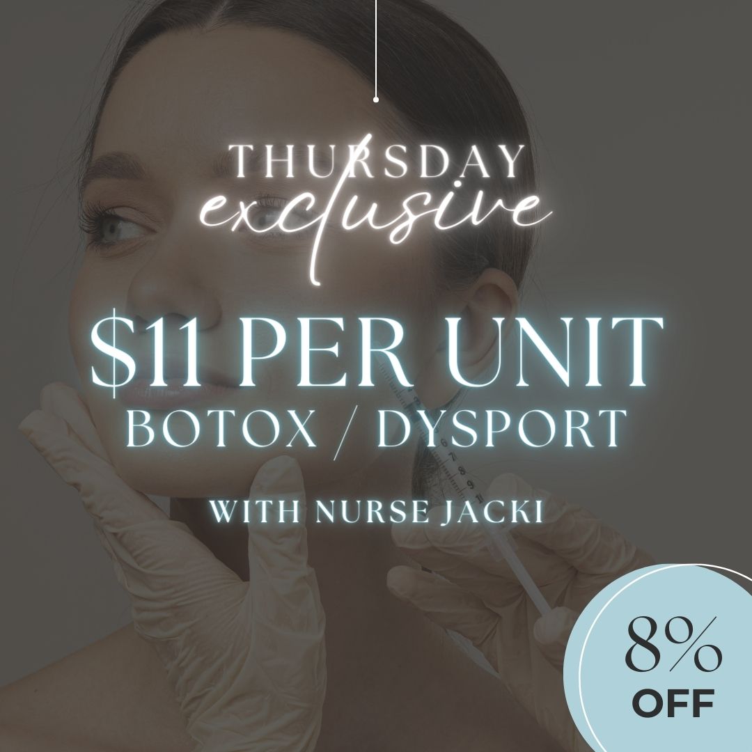 $11/Unit Botox or Dysport | Treat Yourself Thursdays