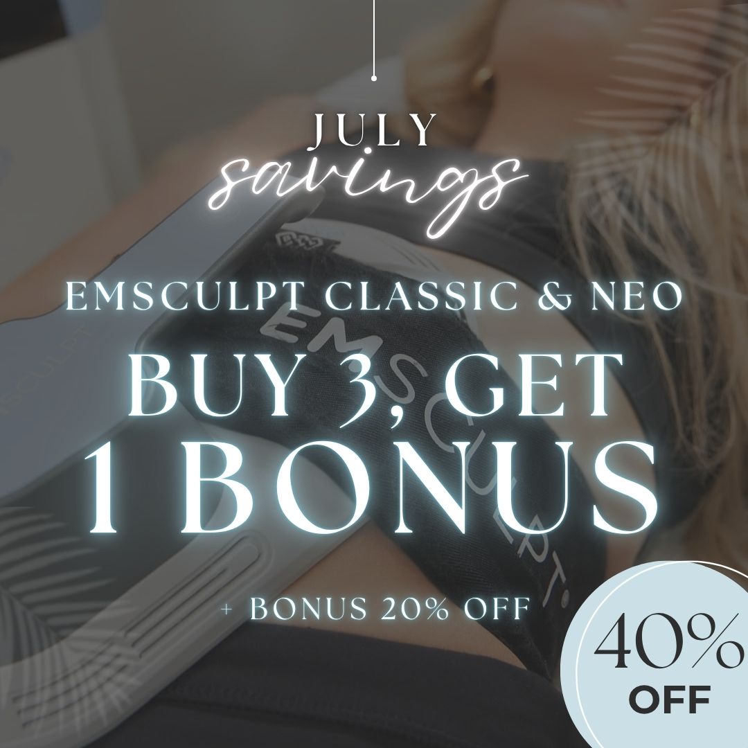 Emsculpt® | Buy 3, Get 1 BONUS + 20% OFF!