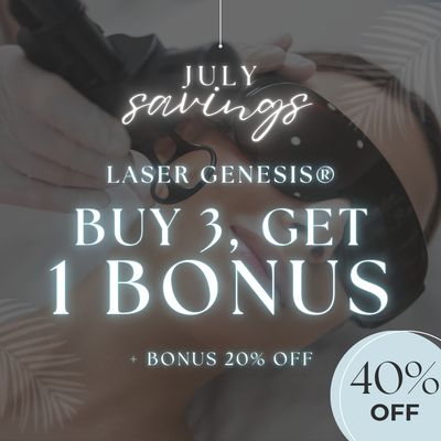 Laser Genesis® | Buy 3, Get 1 FREE + 20% OFF!