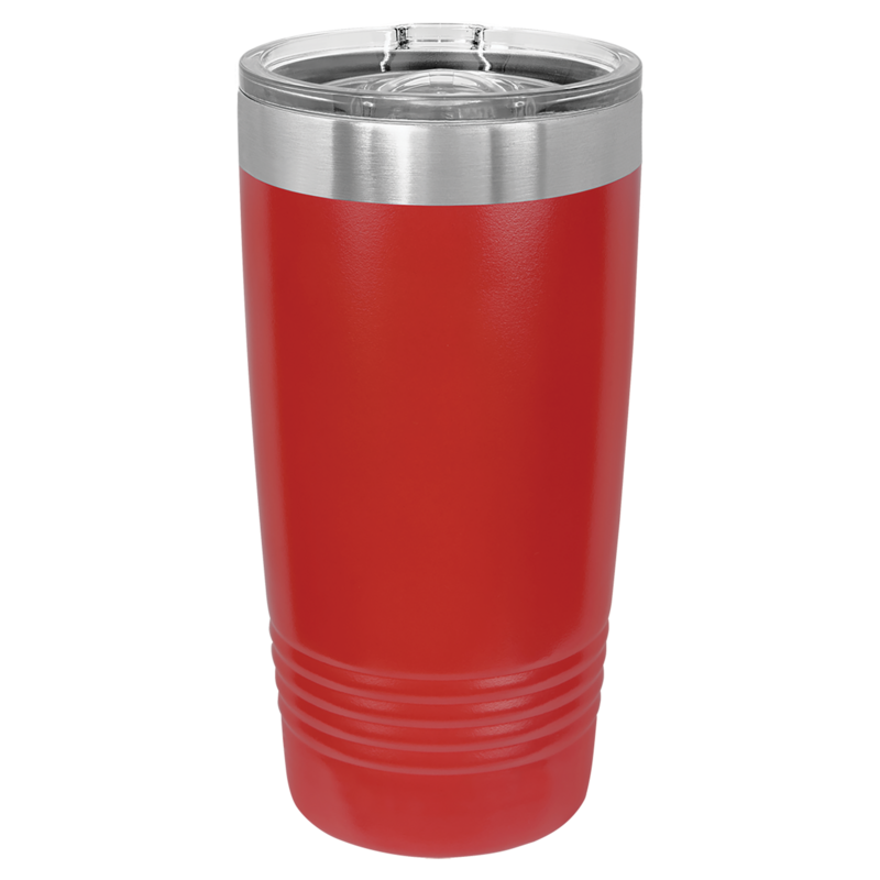 20oz Red Tumbler with Slider Lid