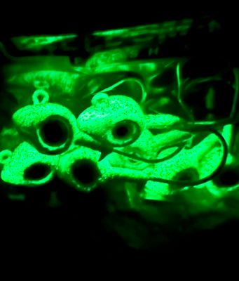 KRYPTO-BITE "SMALL BATCH" Lights Out Jig Heads