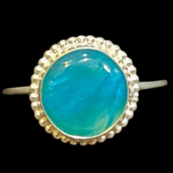 Gem Silica 925 Silver Ring