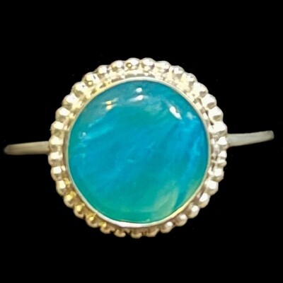 Gem Silica 925 Silver Ring