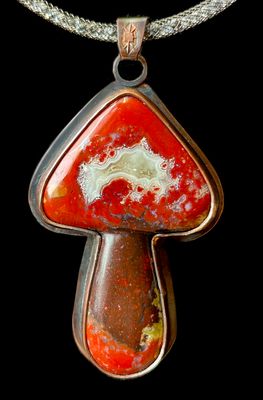 Large Mushroom Spirit Pendant