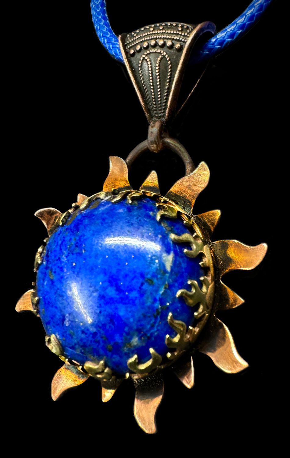 Blackhole Sun Lapis Pendant