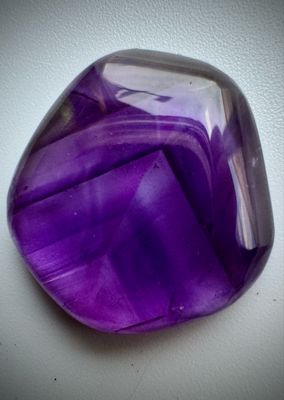 Purple Chevron Amethyst cabochon