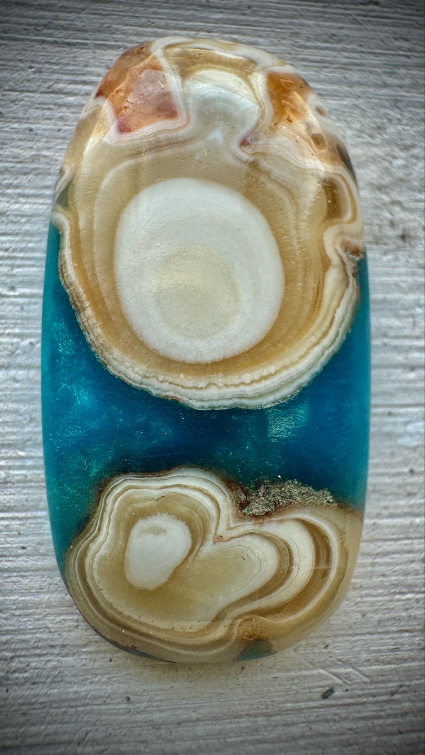 Kokoweef Gem Silica inlay cabochon