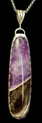 Super 7 Amethyst 925 Silver Pendant