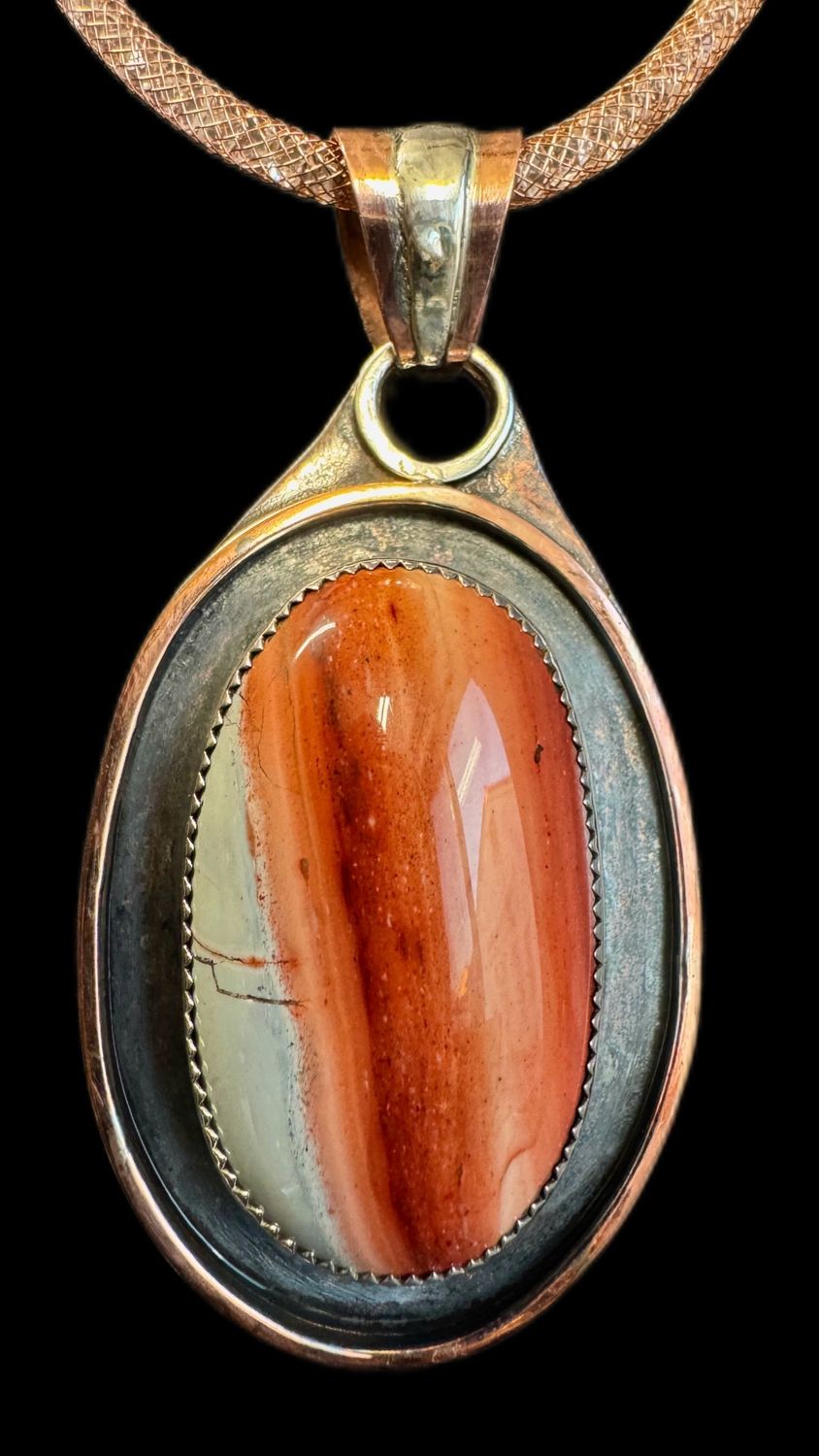 Peach Opal Pendant