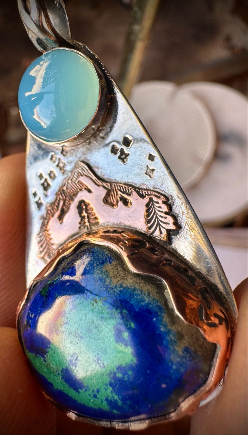Heaven &amp; Earth pendant ~ Denise only