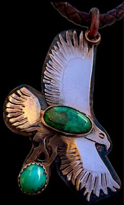 Golden Eagle pendant