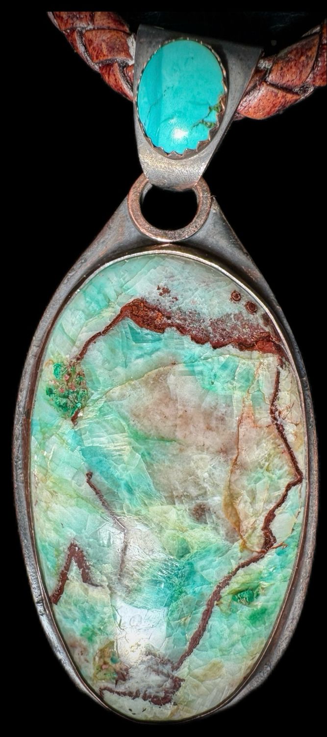 Turquoise &amp; Columbia 23 pendant