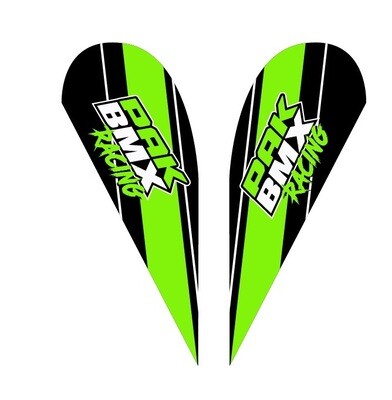 PAK Teardrop Flag set of 2
