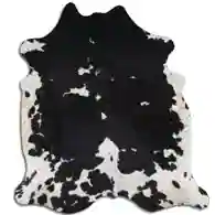 Black Cowhide Rug Medium