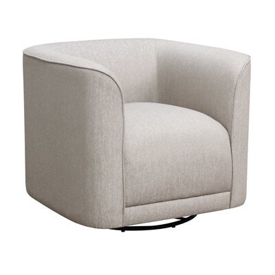 WHIRLAWAY SWIVEL ACCENT CHAIR- BEIGE