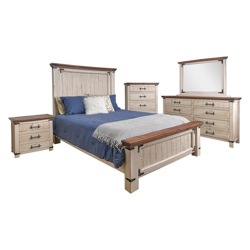 CLAYTON QUEEN 5PC SET - ALMOND CREAM