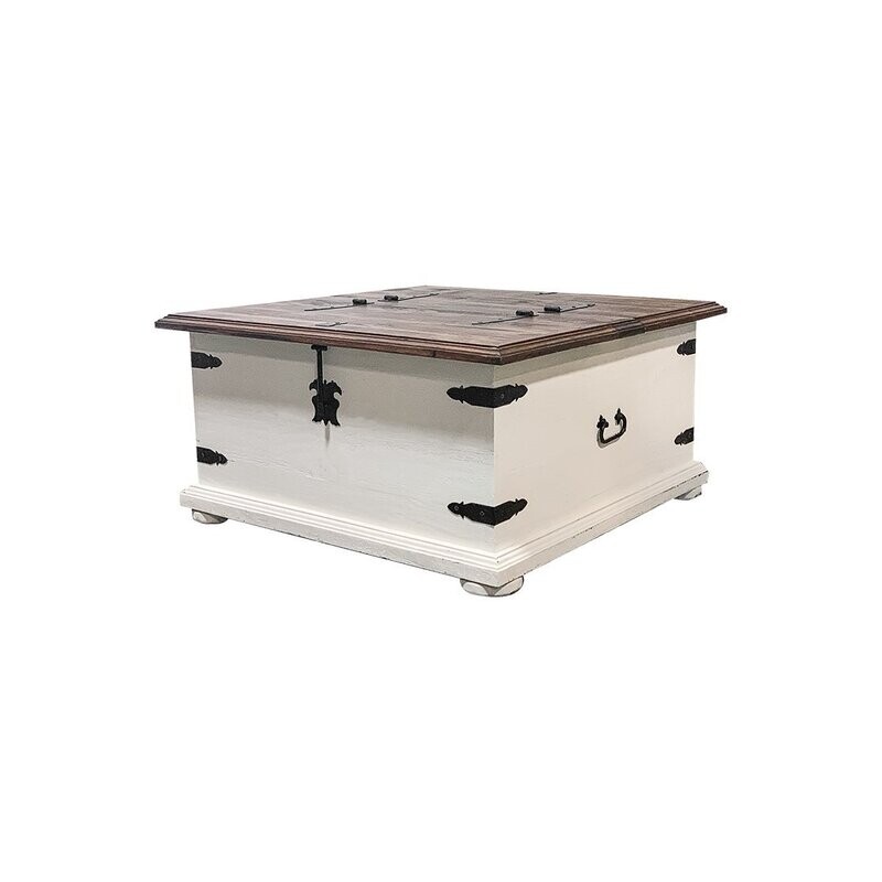 LARGE DOUBLE LID LIFT TOP COCKTAIL TABLE