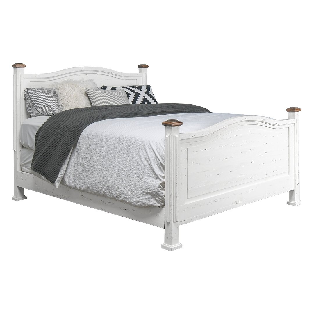 PROMO FULL BED- AGED WHITE/TOBACCO TOP