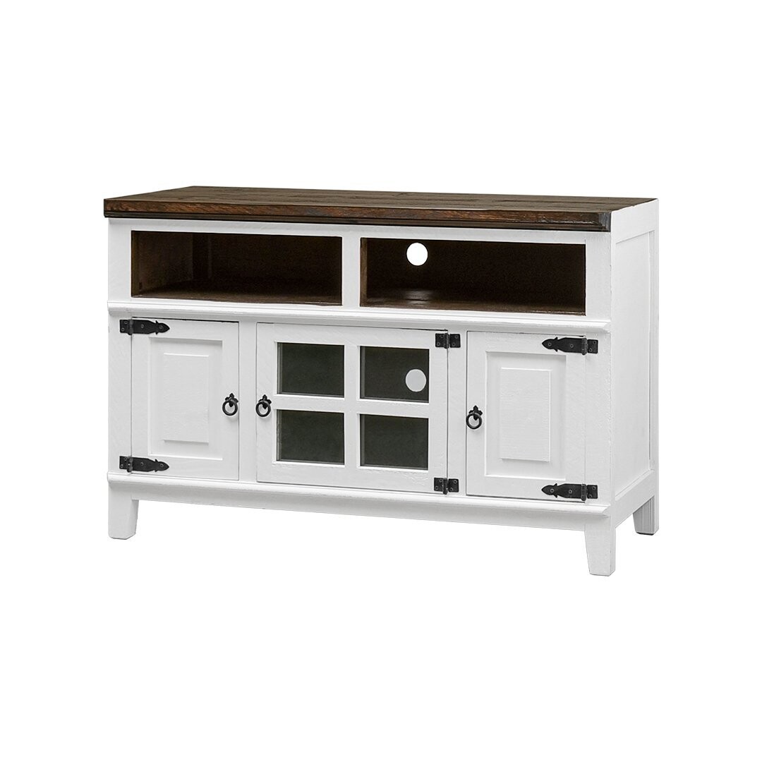 HACIENDA TV STAND - PROMO 50” - ANTIQUE WHITE