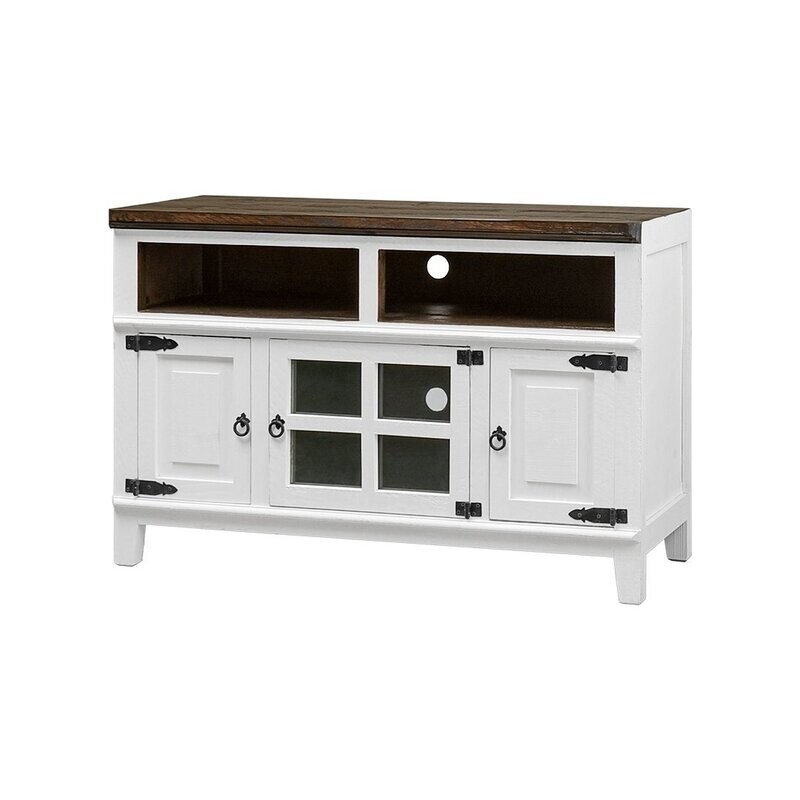 HACIENDA TV STAND - PROMO 50” - ANTIQUE WHITE