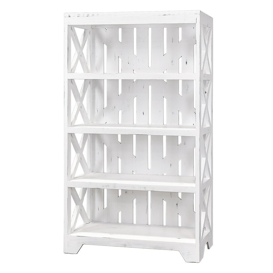 PROMO CRATE BOOKCASE W/ OUT WHEELS NO BOXES - RUBBED AGED WHITE (DISC)
