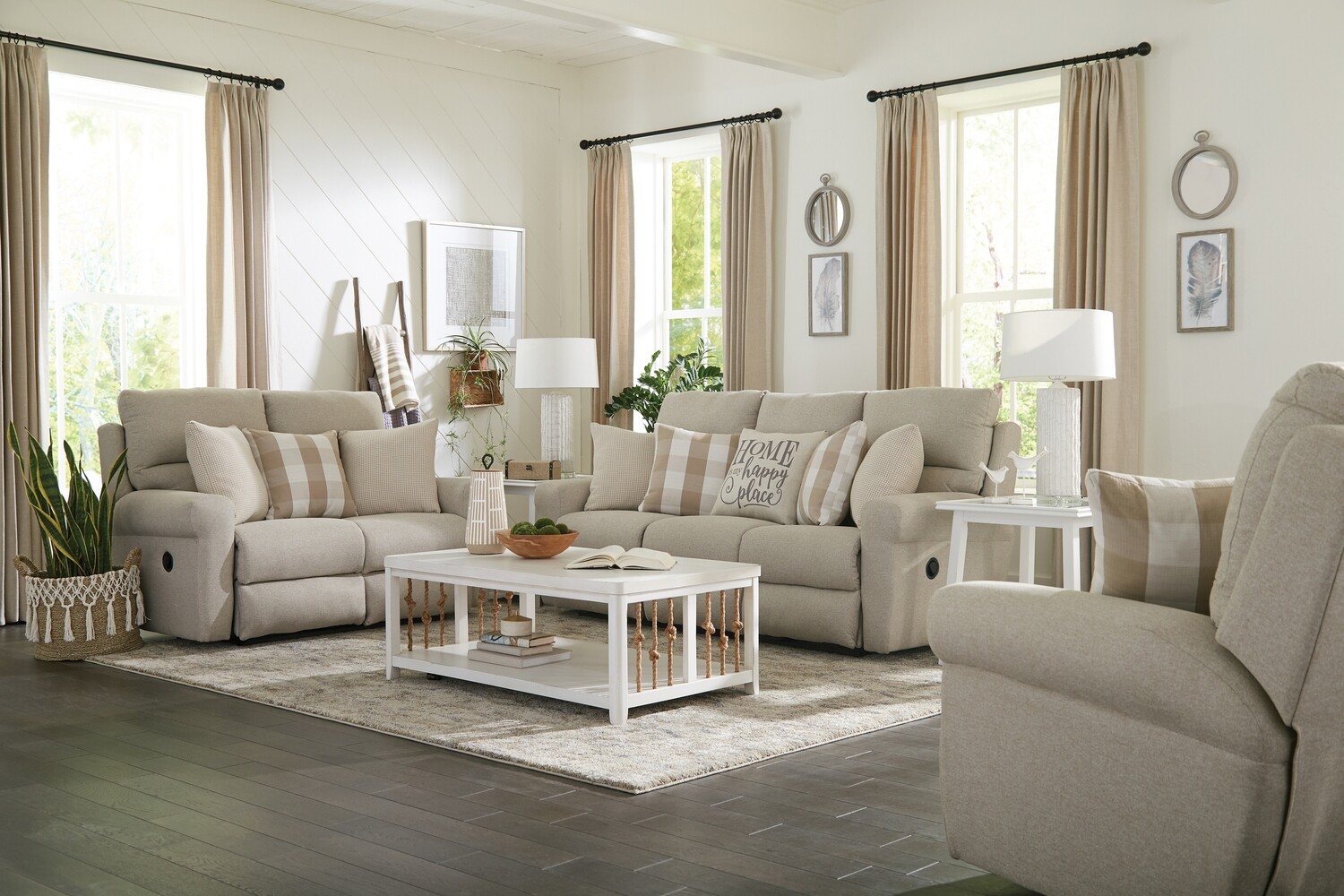 WESTPORT LAY-FLAT POWER RECLINING SOFA - CEMENT