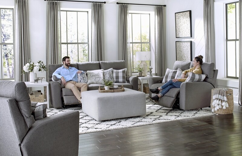 SEARSPORT RECLINING SOFA - METAL