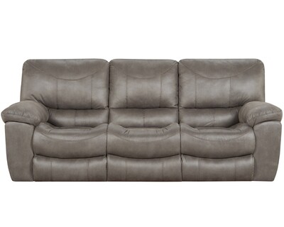 TRENT POWER RECLINING SOFA - CHARCOAL (DISC)
