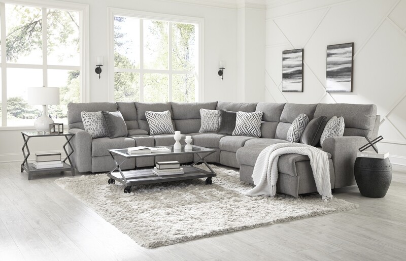 SYDNEY 7PC MODULAR RECLINING SECTIONAL - NATURE